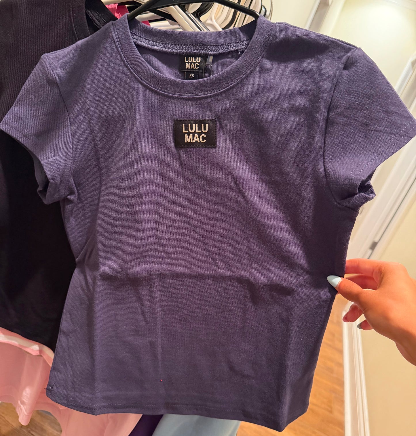 Lulu Mac Navy Baby Doll Top
