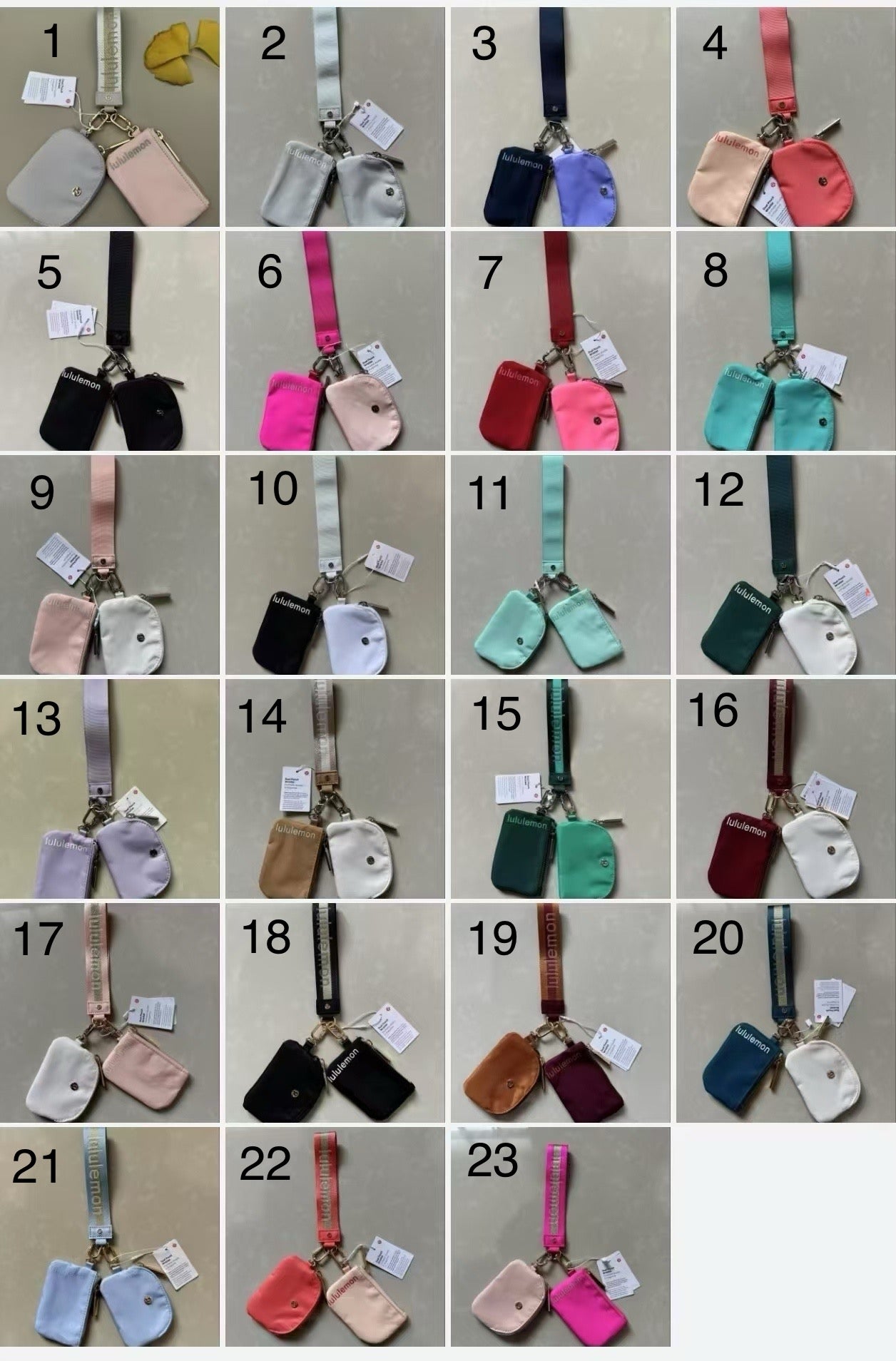 π Double Pouch Wristlets