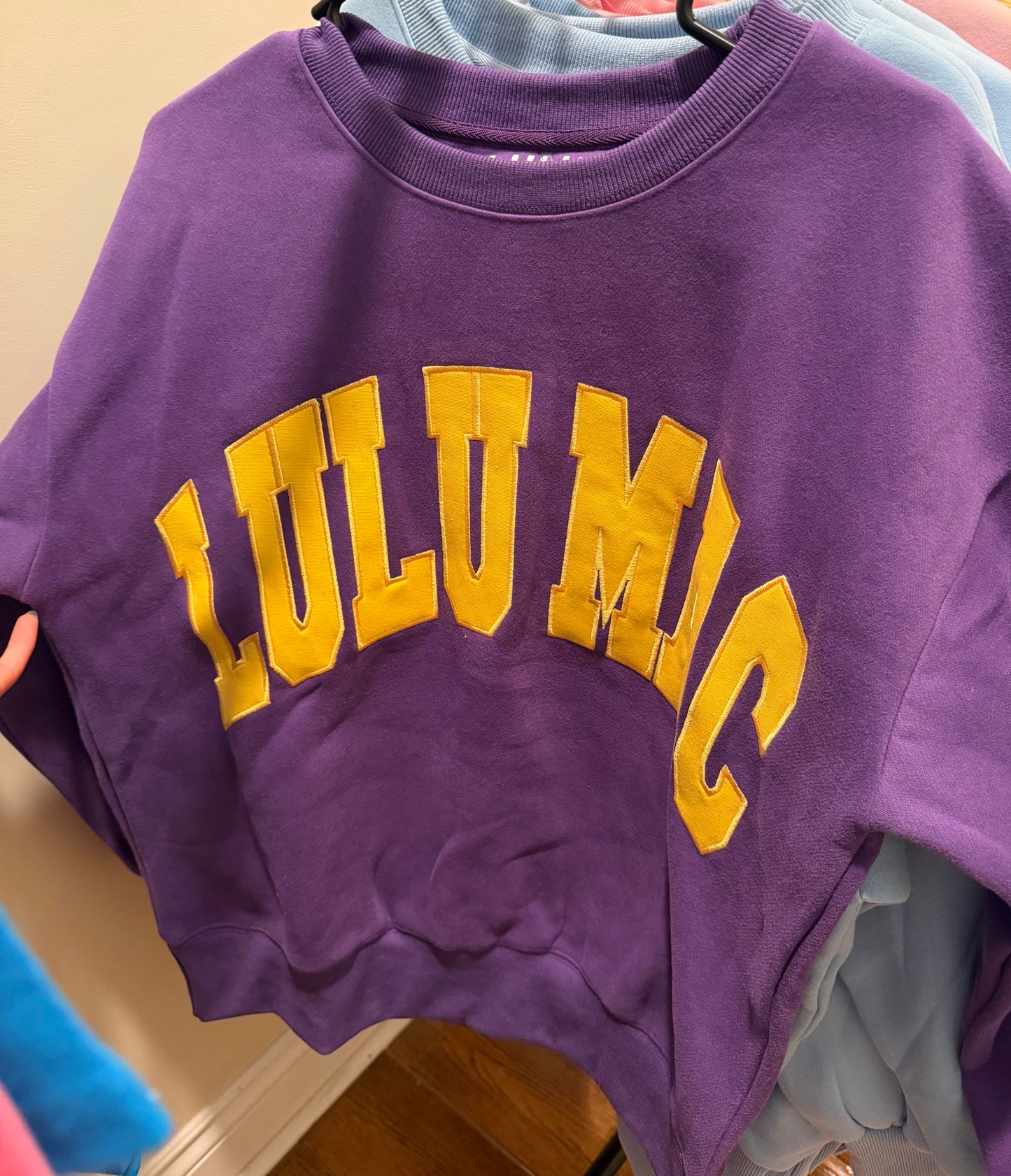 Lulu Mac Purple/Gold Sweatshirt