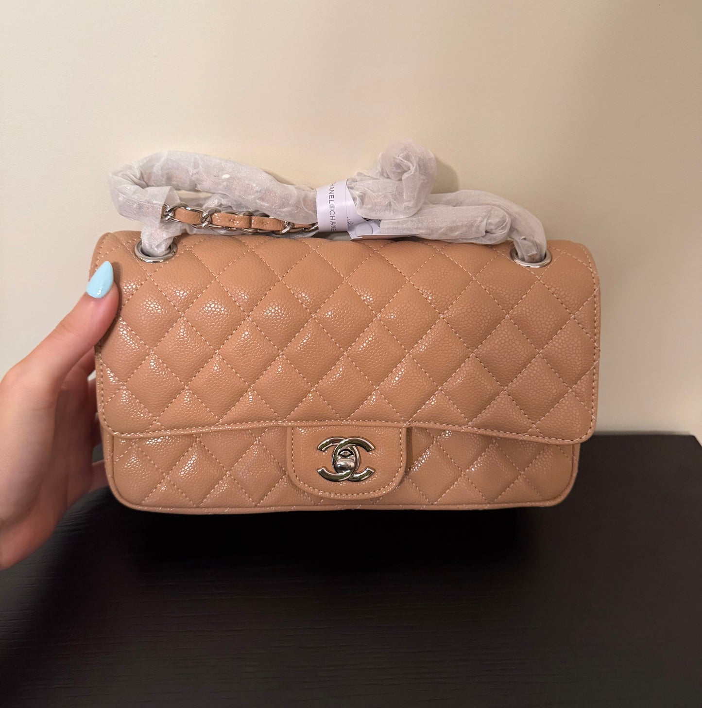 Double C Tan Gena Shoulder Bag