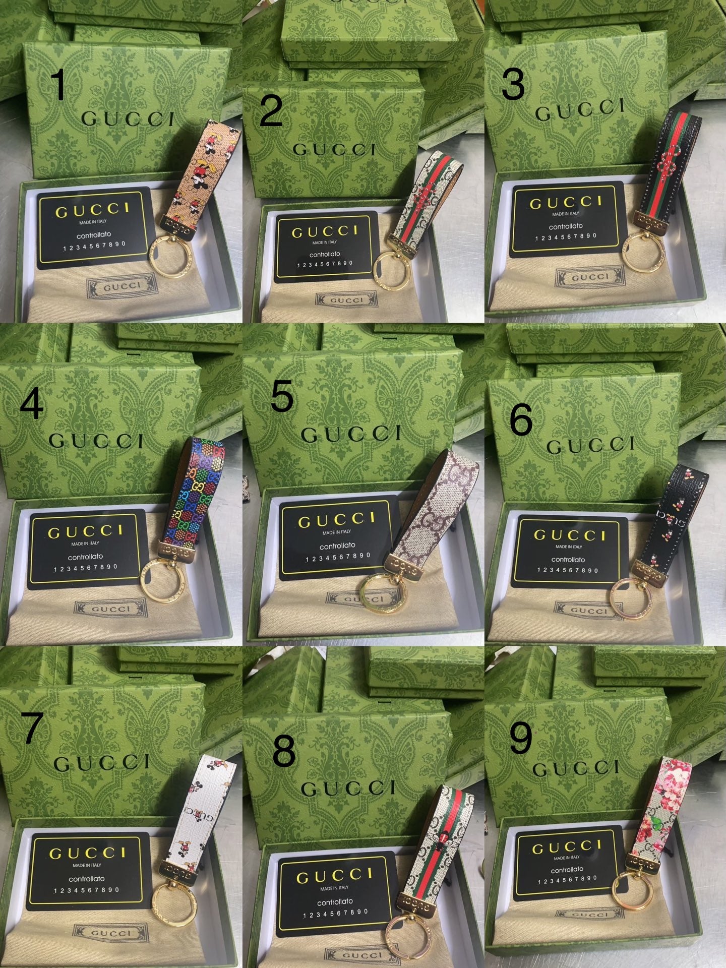 Double G Keychains