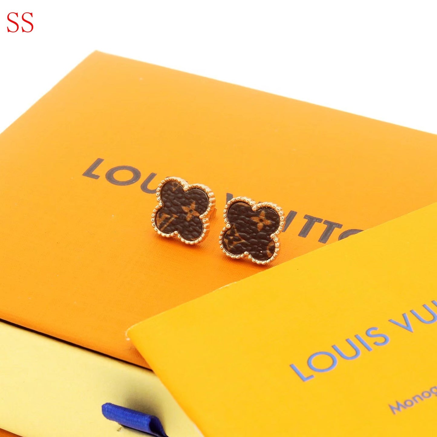 Monogram Flower Earrings