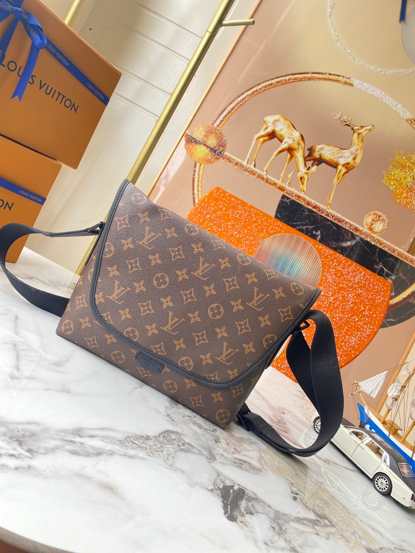 Monogram Flap Messenger Bags