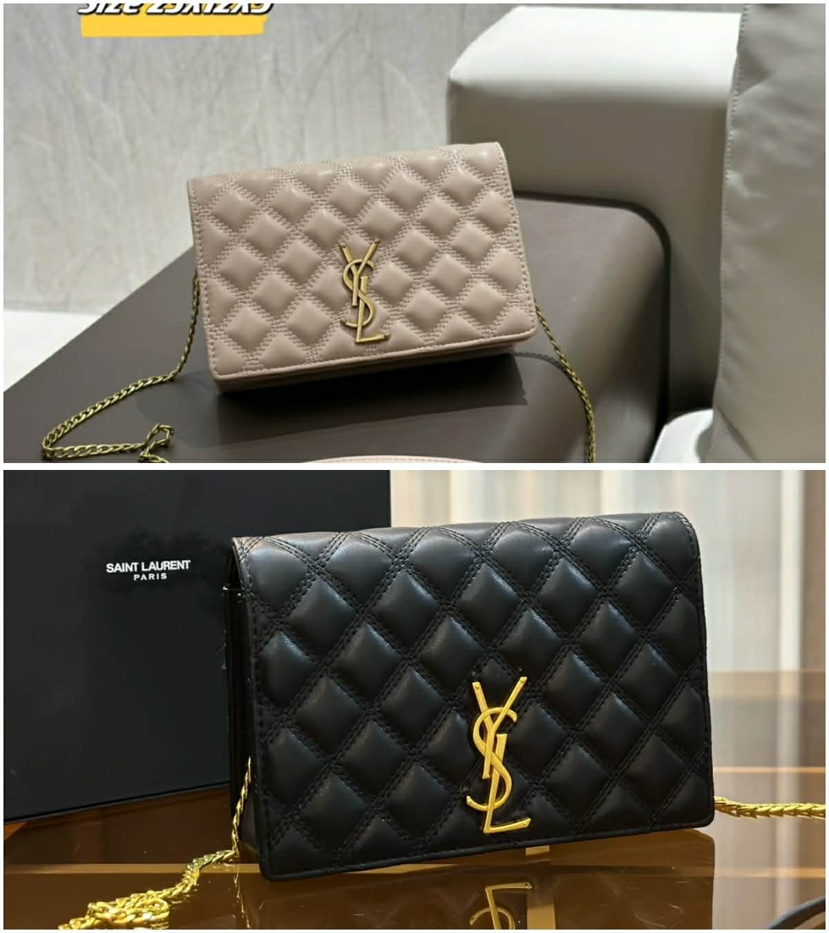 SALE π - Y $ Quilted Foldover Shoulder Bags