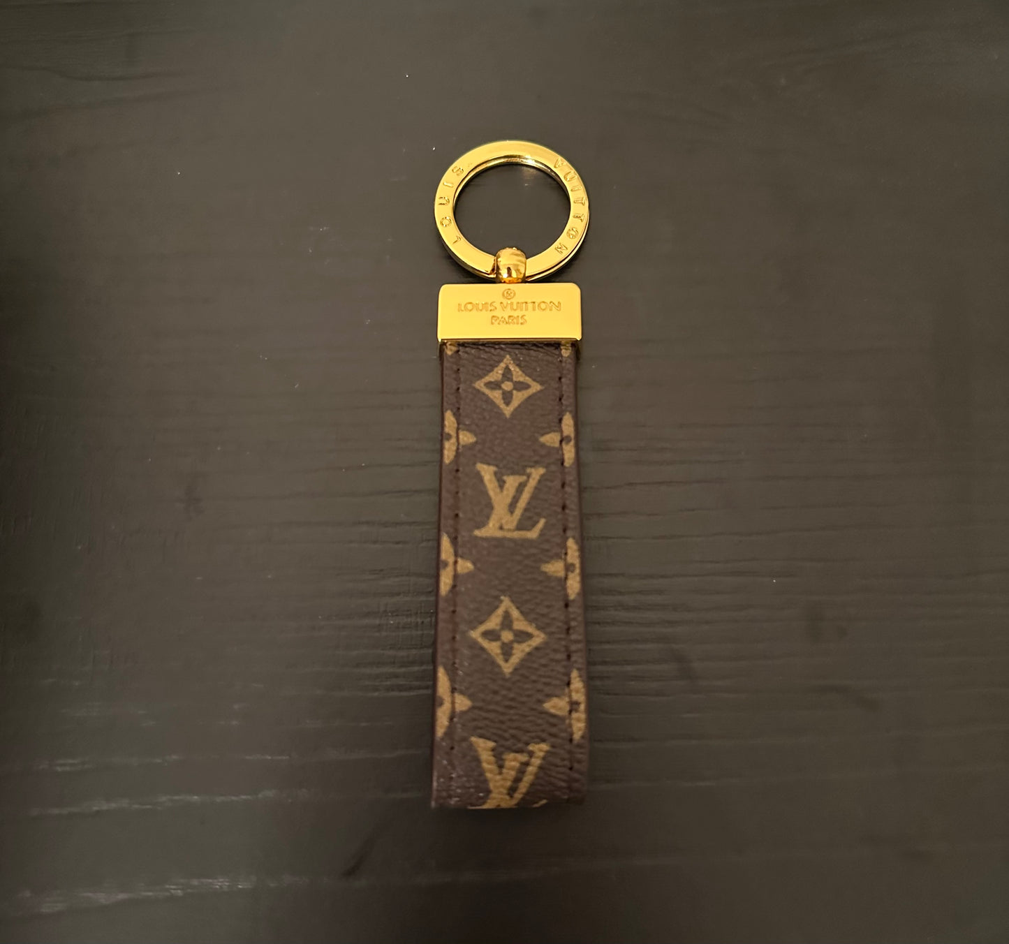 Brown Monogram Mini Keychains