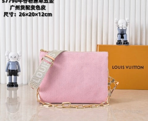 Light Pink Denim Cousin Bag