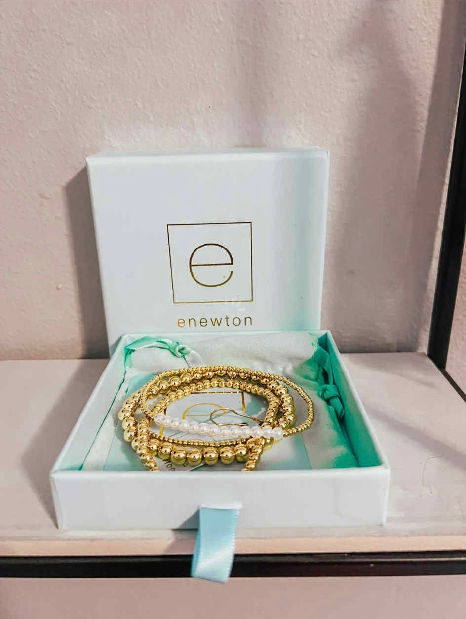 Everyday Adult Gold Bracelet Stacks