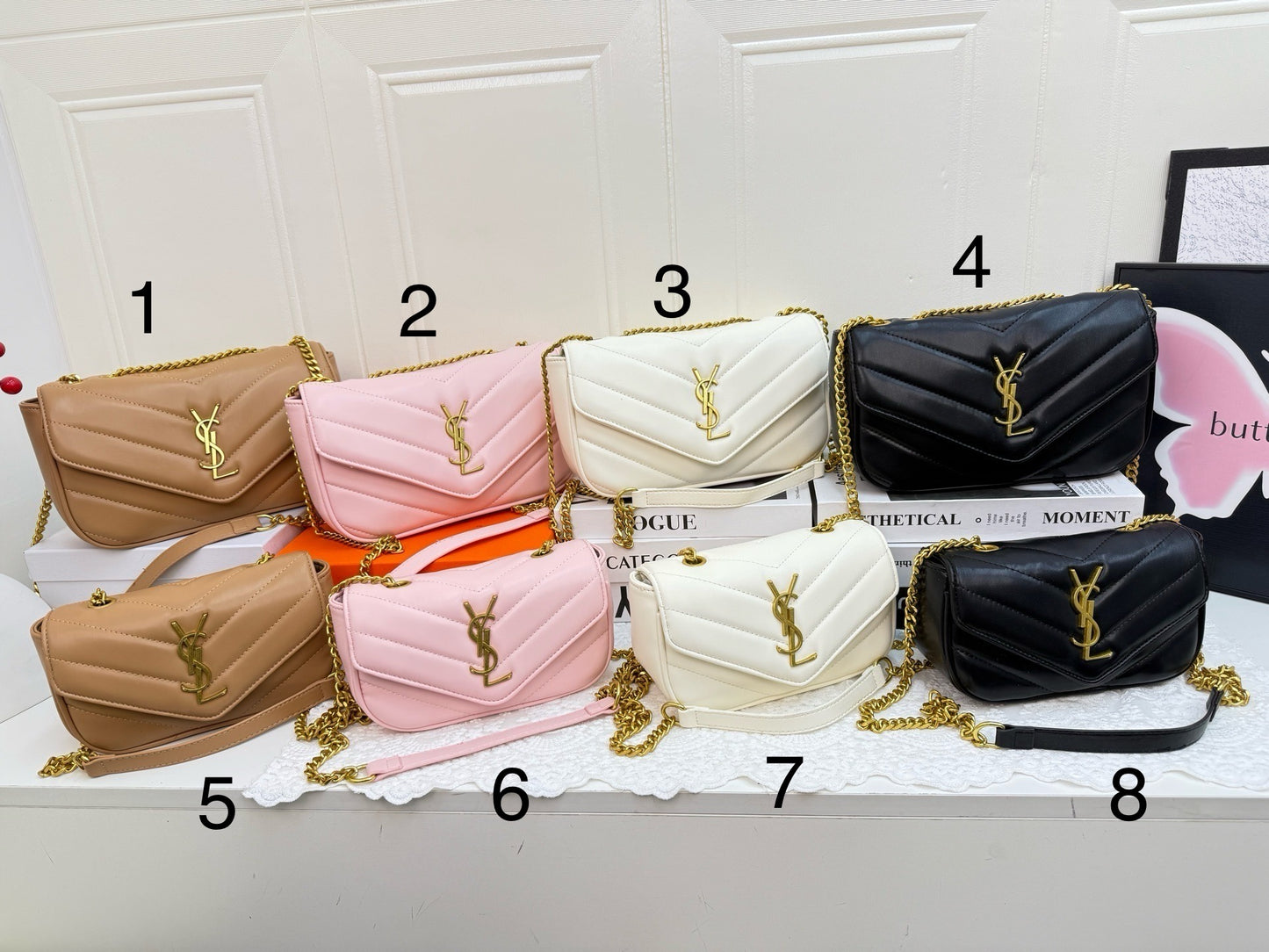BF - Y $ Quilted Milan Shoulder Bags