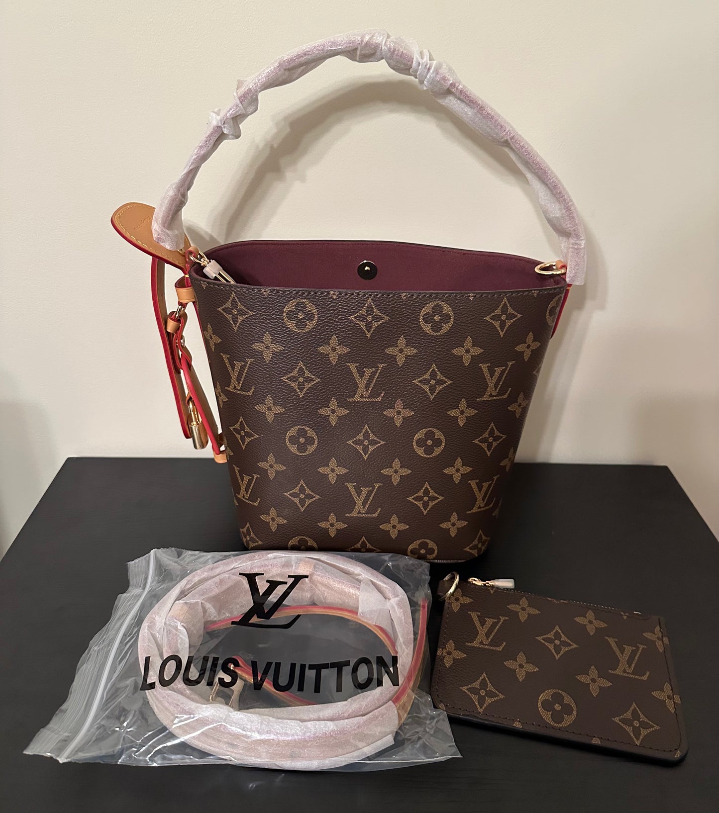 Brown Monogram All In Mini Tote