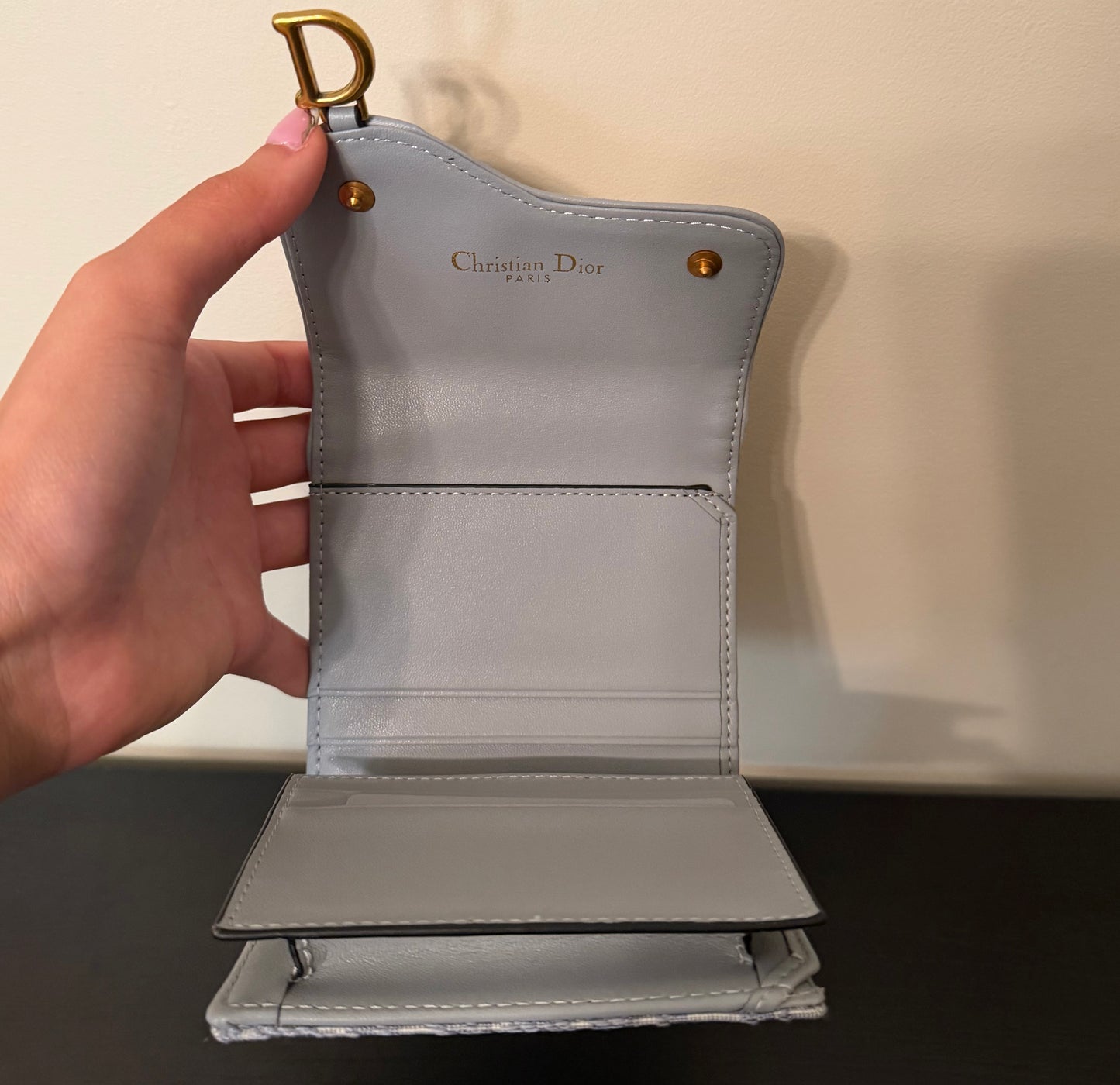 πΏ Grey Mini Fold-Up Wallet