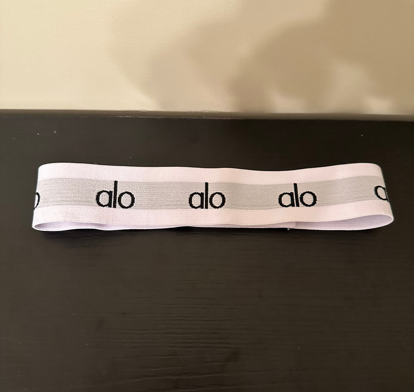 A L O Grey/Black/White Headband