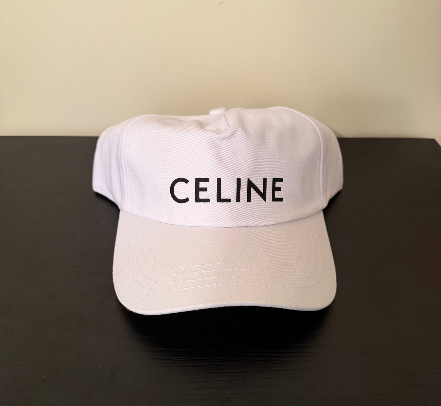 Ce White/Black Baseball Cap