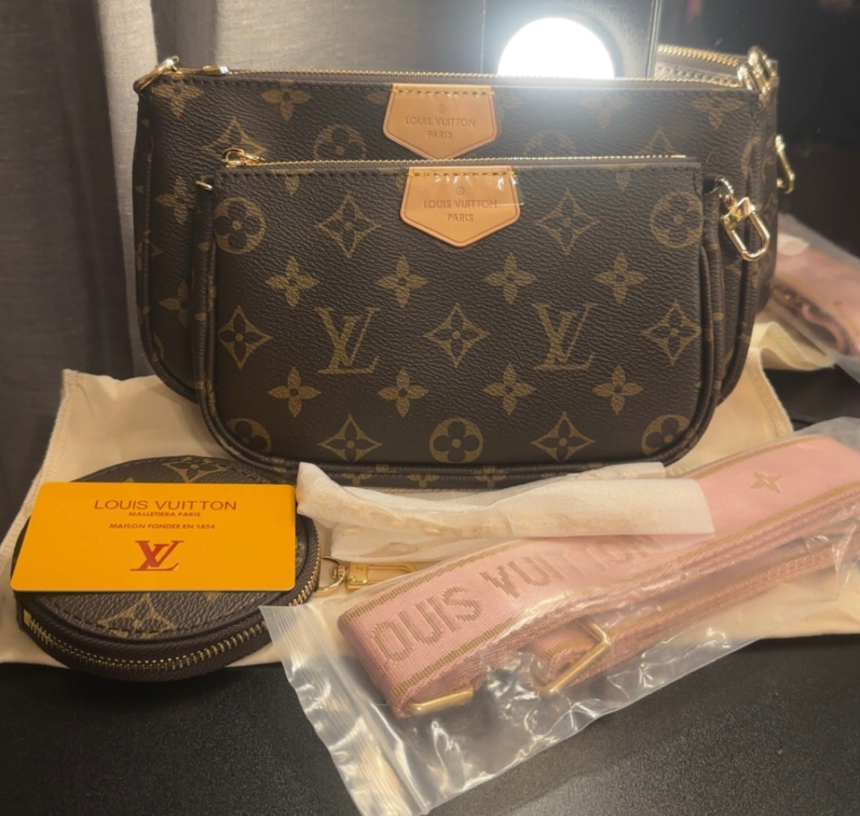 Pink Multi-Piece Shoulder Set