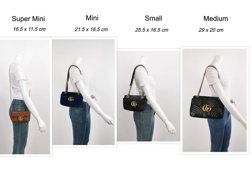 BF - Double G Mont Quilted Shoulder Bags (Medium)