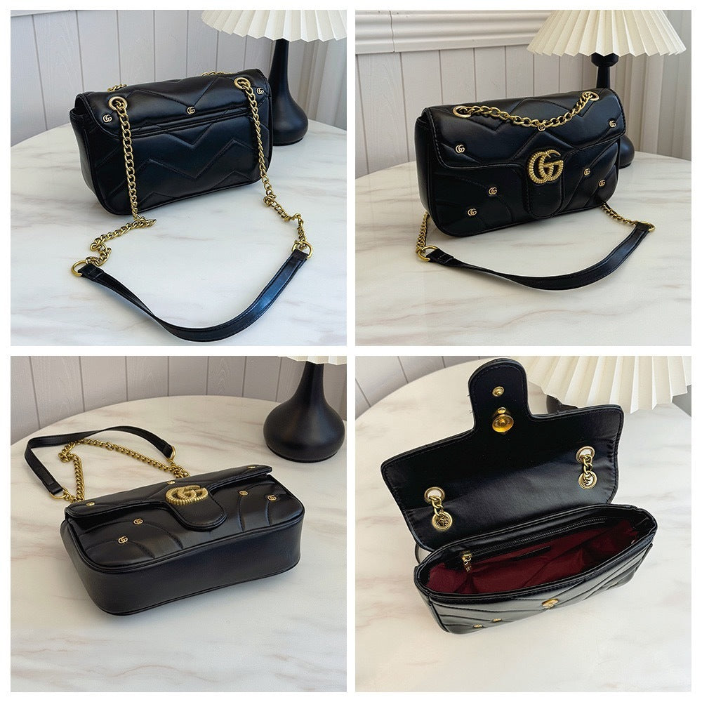 BF - Double G Mont Quilted Shoulder Bags (Small, Mini Logos)