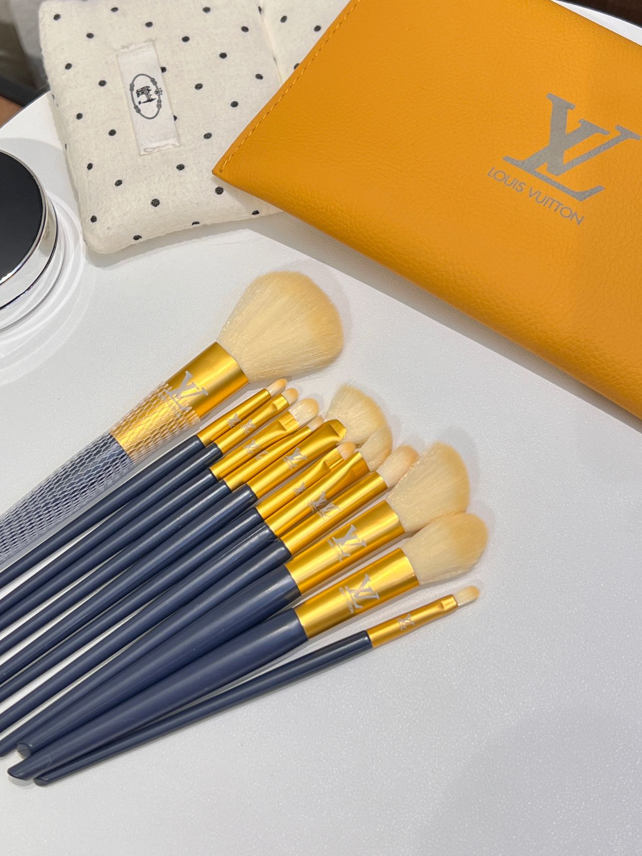 Monogram Makeup Brush Set