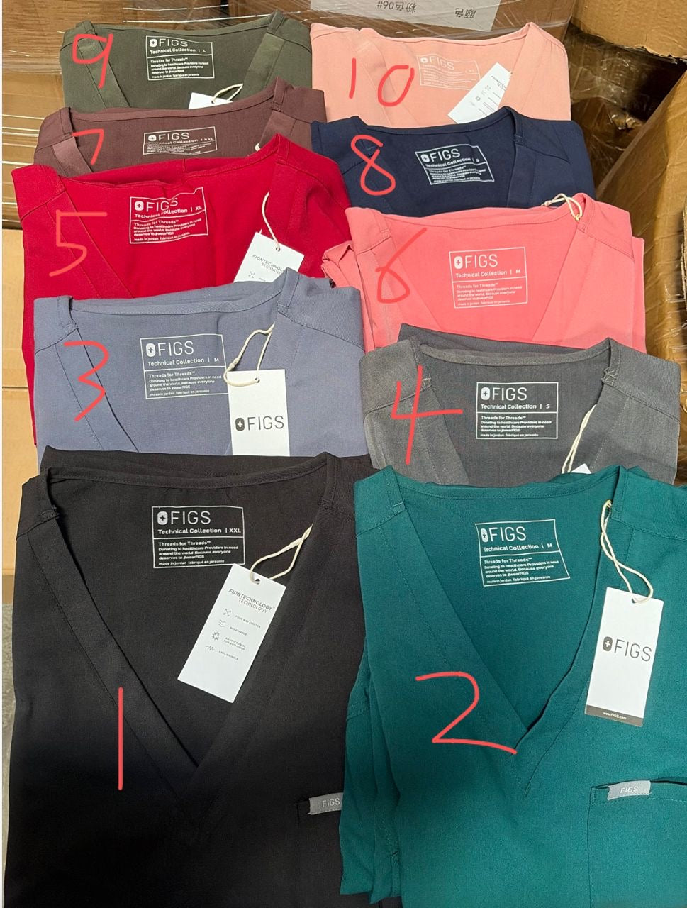 F I G S Scrub Set (#5 / M / Straight)