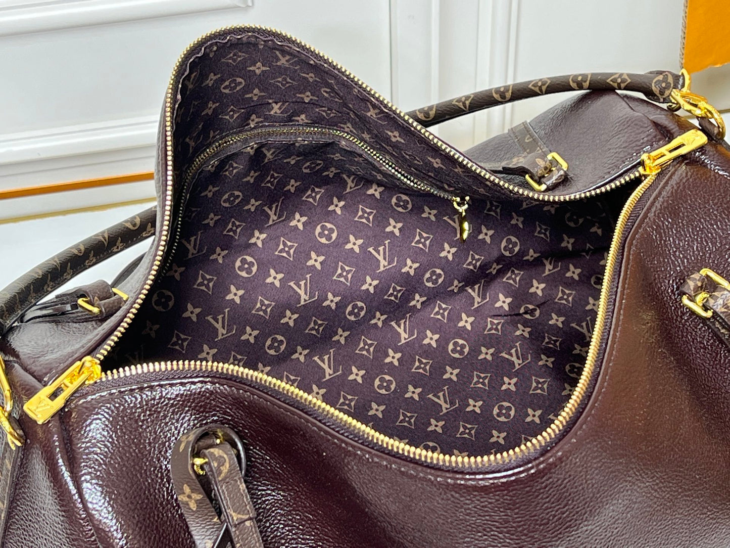 Monogram Leather Express Duffle Bags
