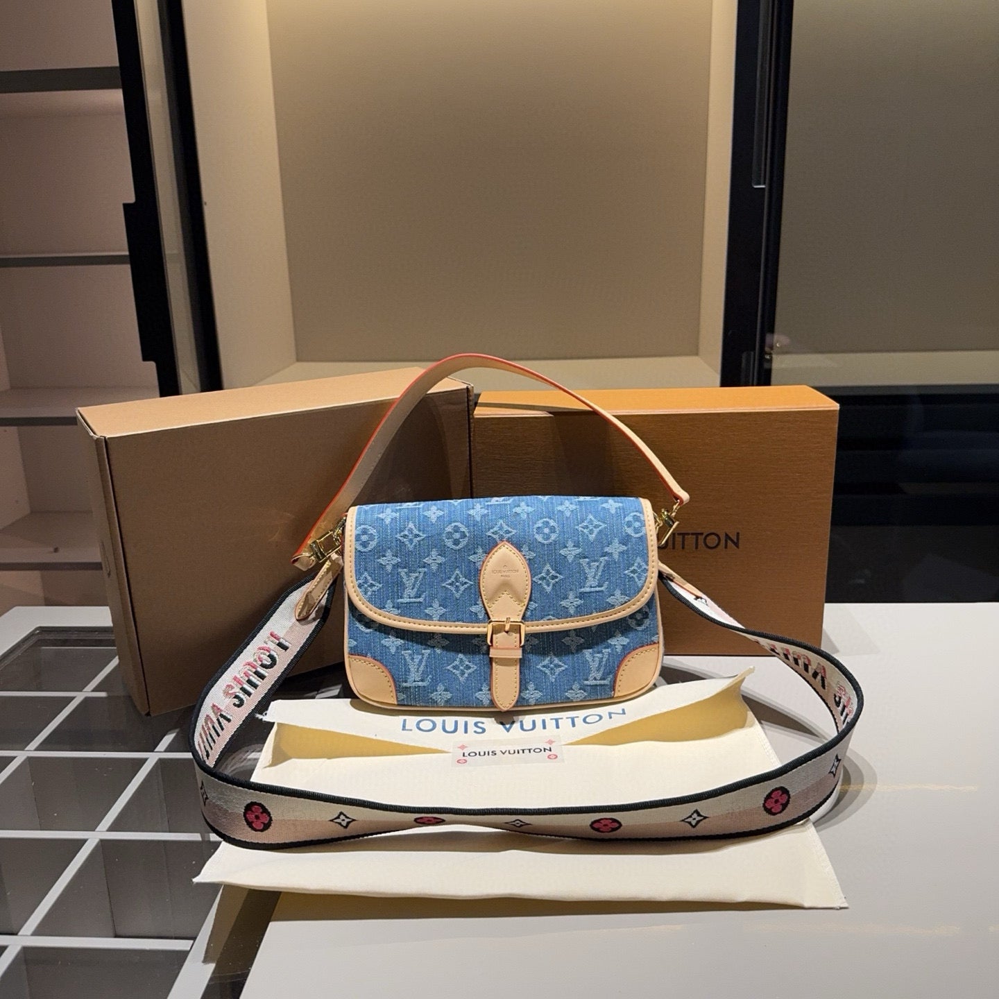 Denim Saddle Crossbody Bags