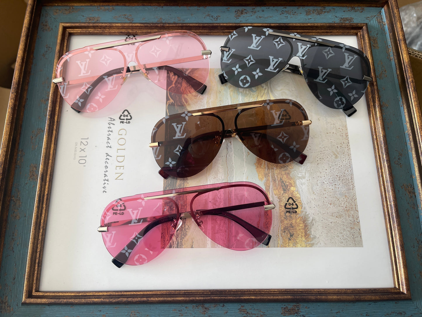 Monogram Aviator Printed Sunnies