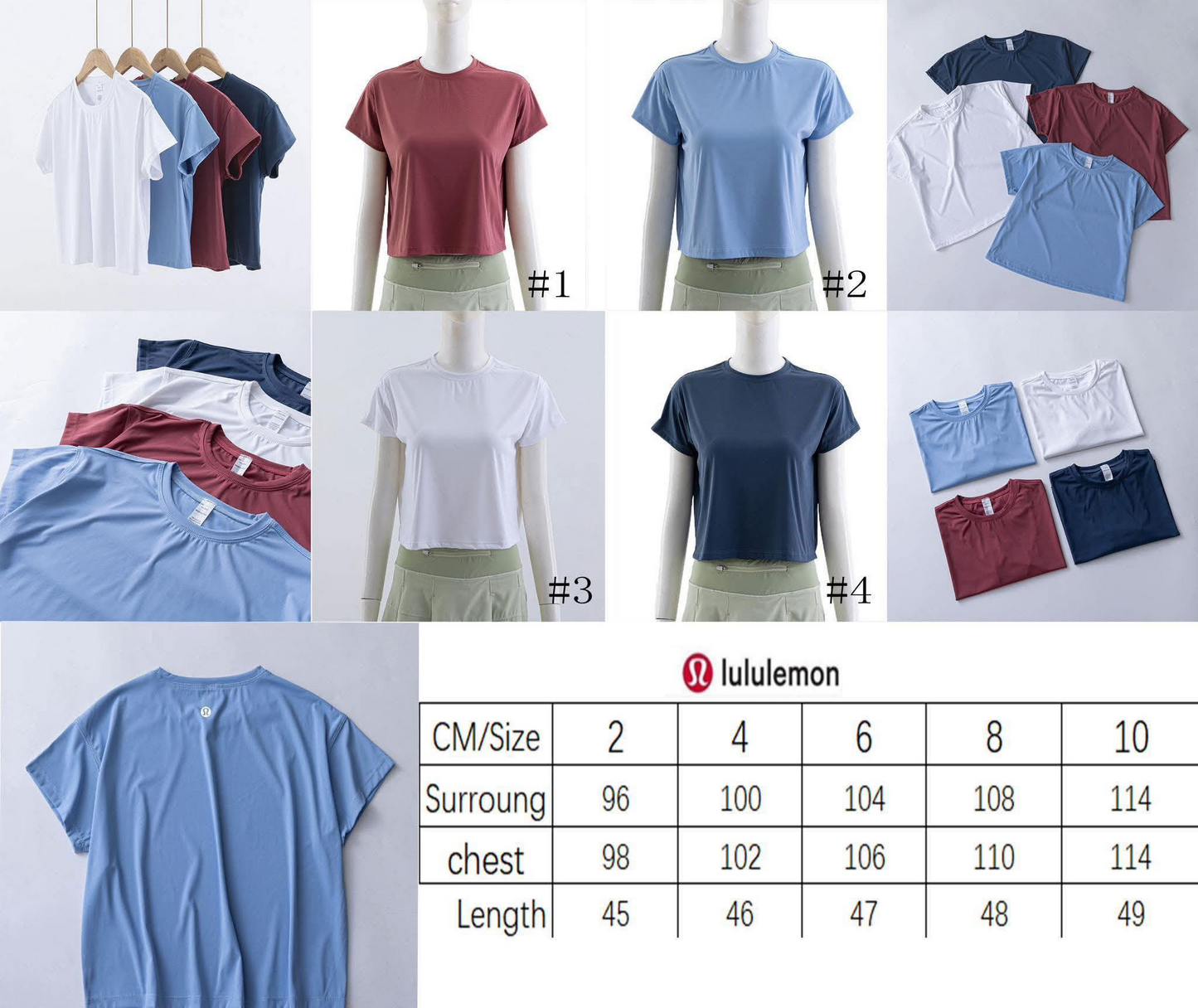 π Flowy Cropped Tees
