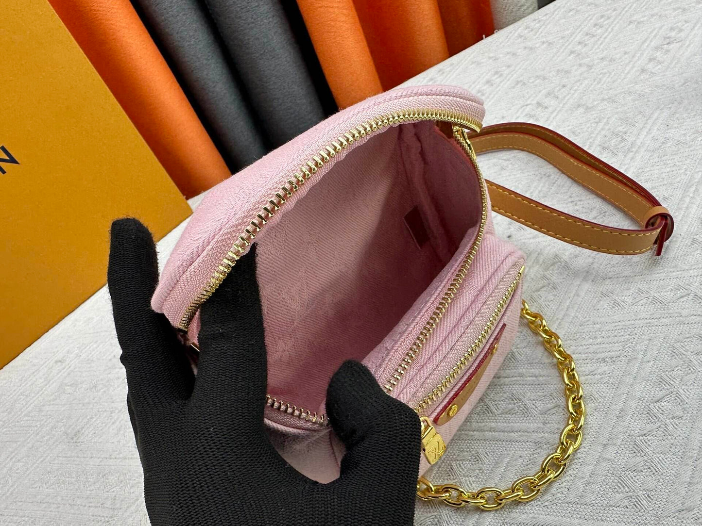 Pink Denim Everyday Mini Bumbag