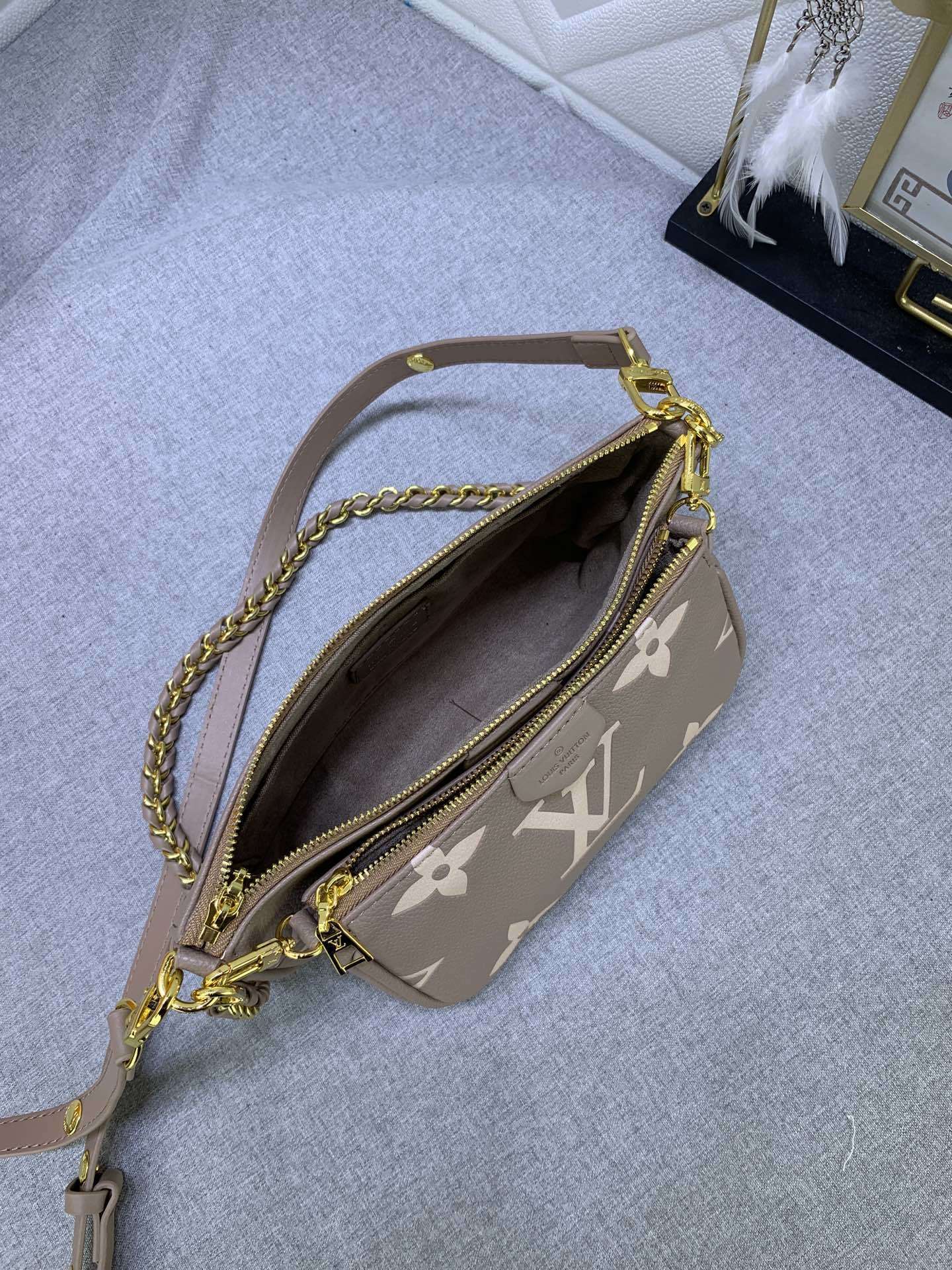 Monogram Double Pouch Bags