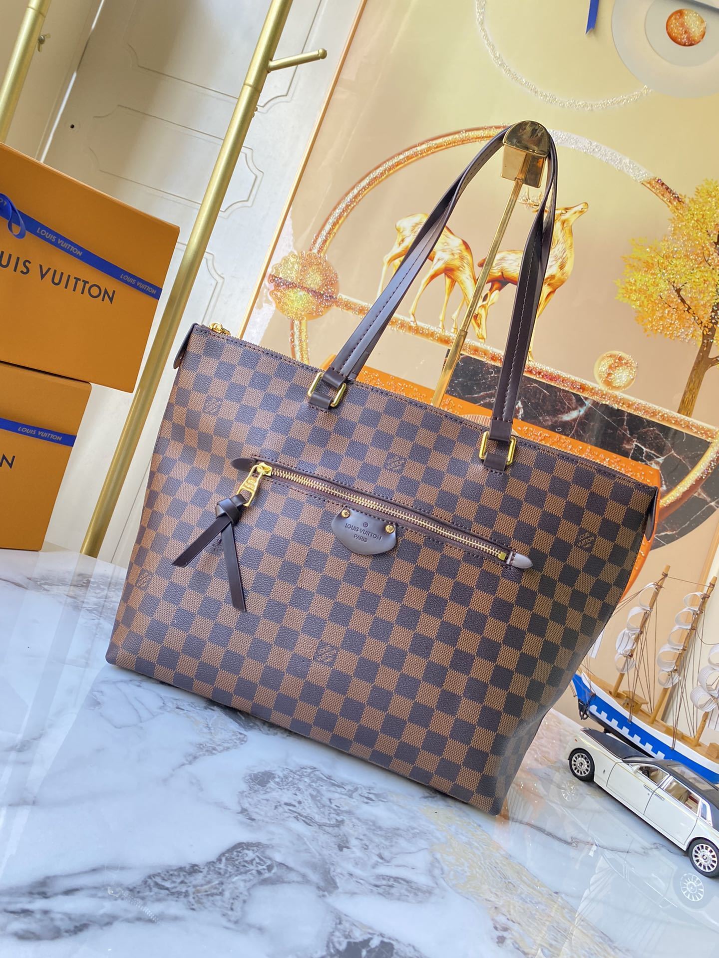 Monogram Carryall Zip Shoulder Bags