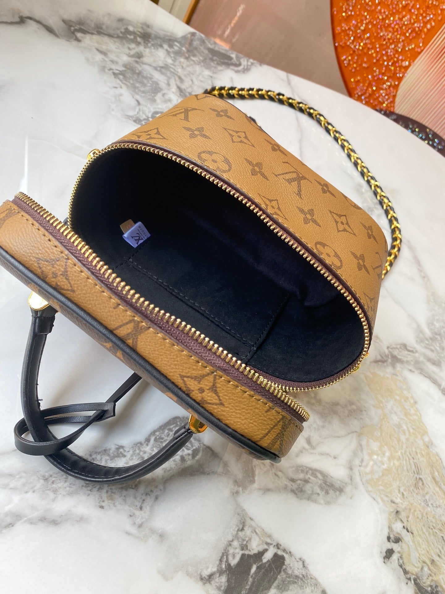 Monogram Slim Makeup Bag Purses