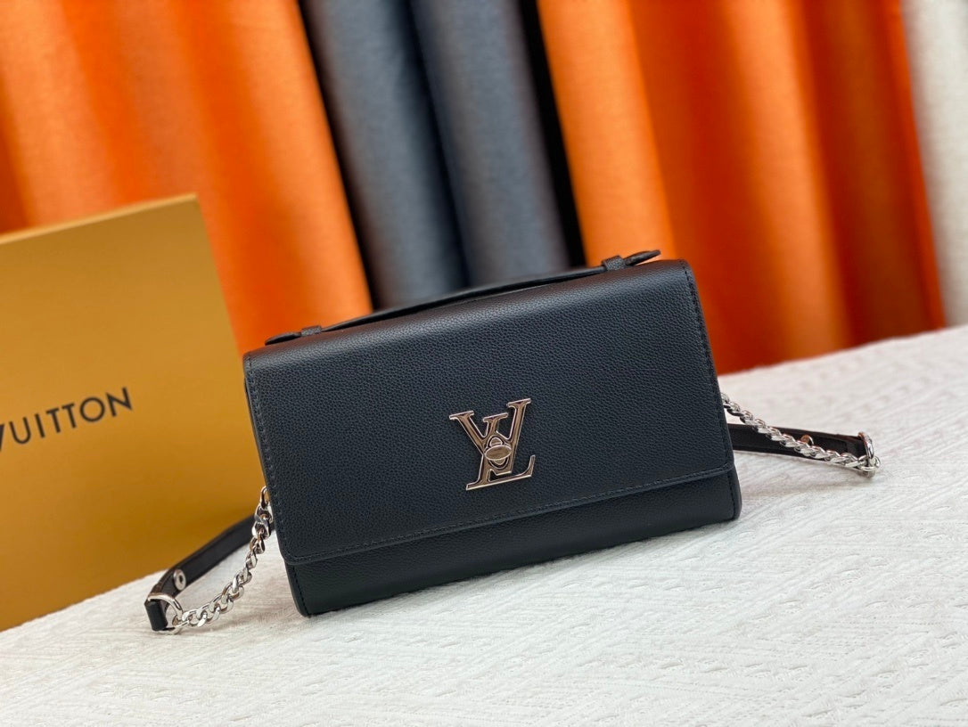 Monogram Lock Me Shoulder Bags