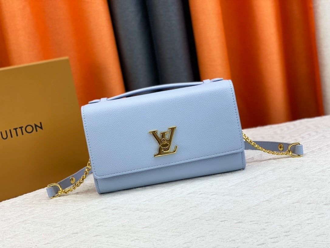 Monogram Lock Me Shoulder Bags