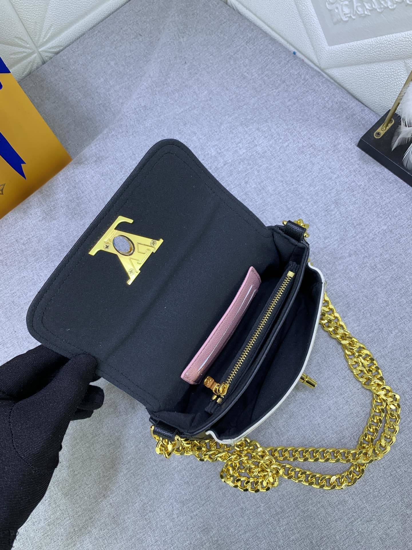 Monogram Lock Tender Bags
