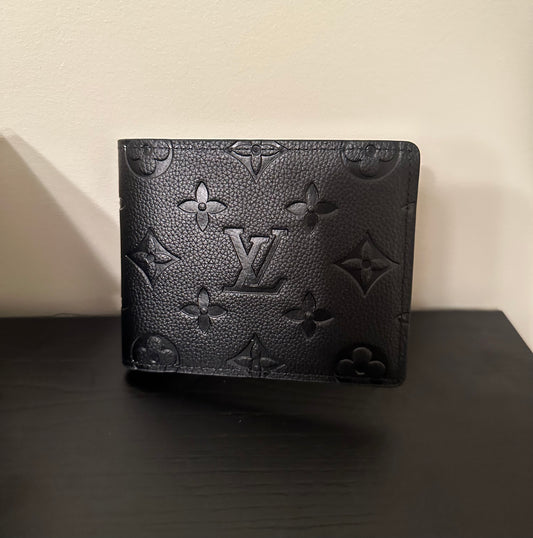 Black Monogram Men’s Wallet