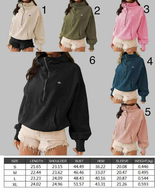 A L O 3/4 Zip Sweatshirts