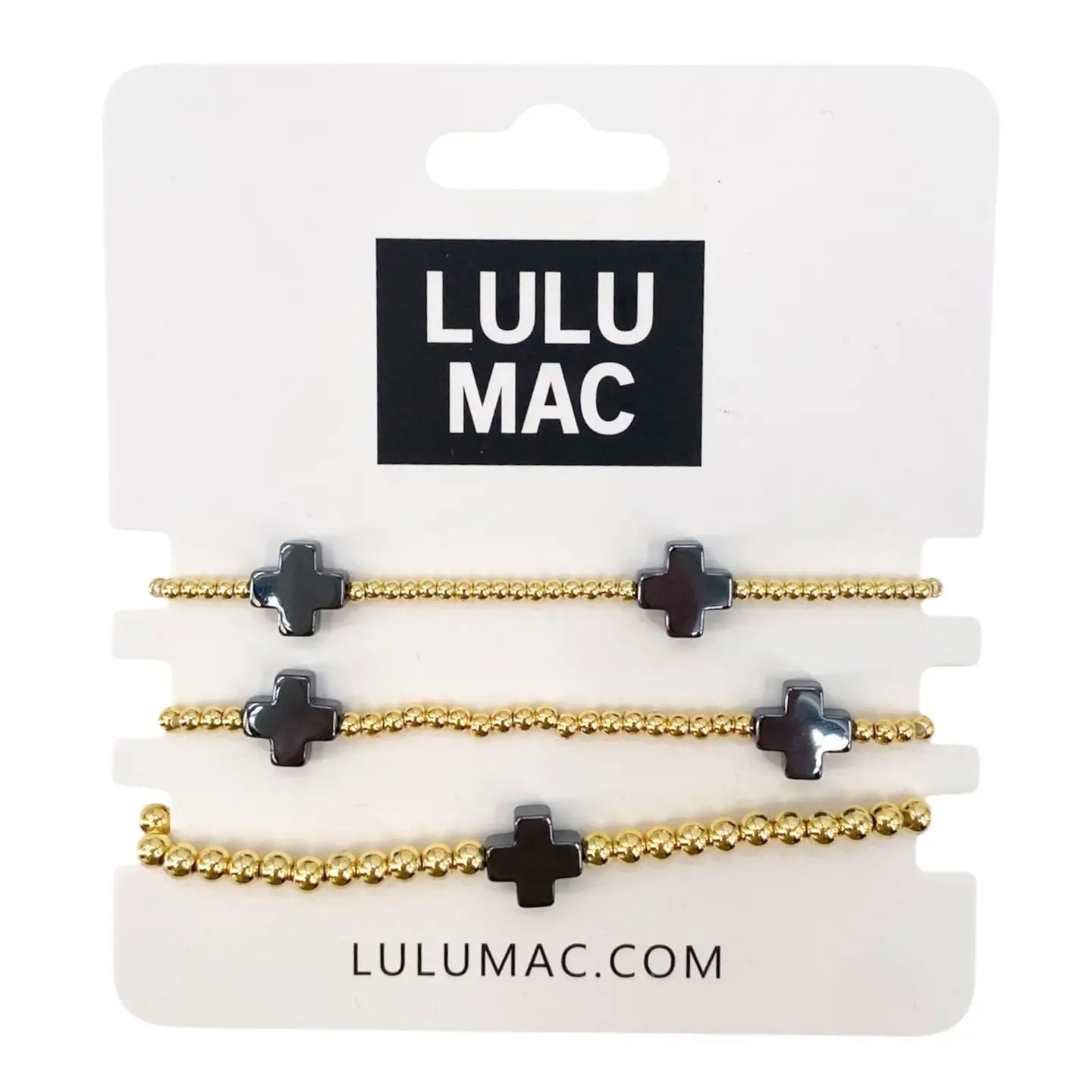 Lulu Mac Black Bracelet Set