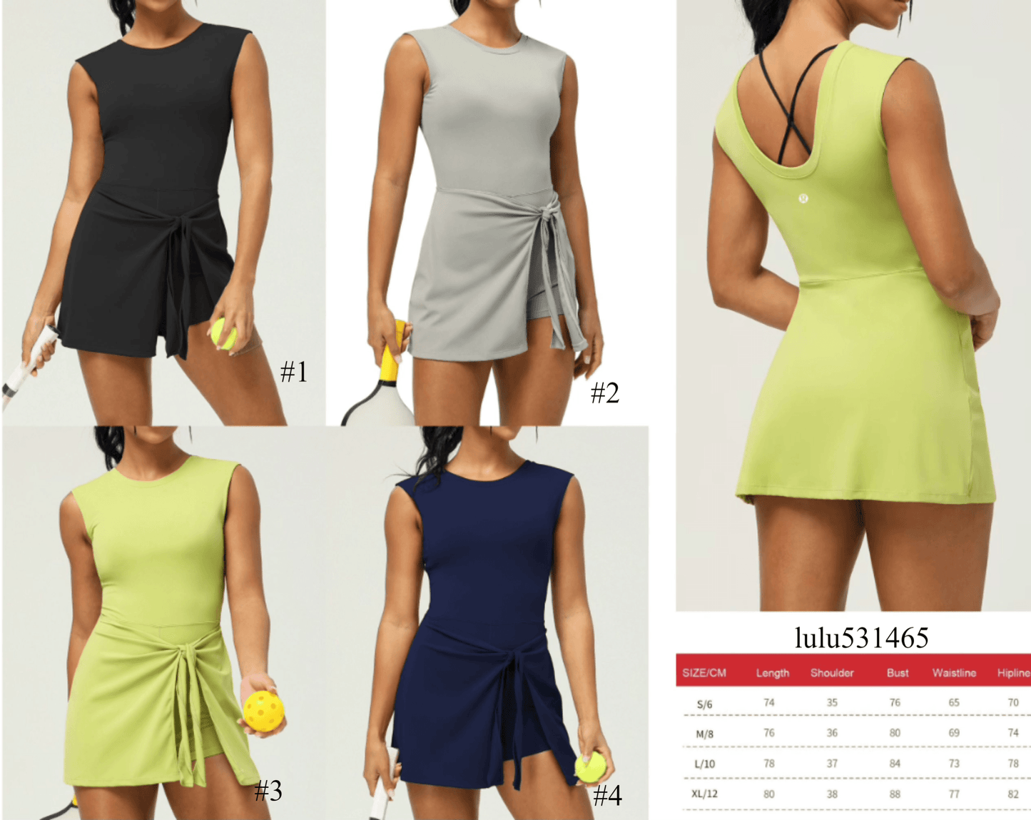 🍋 Tie Mini Dresses