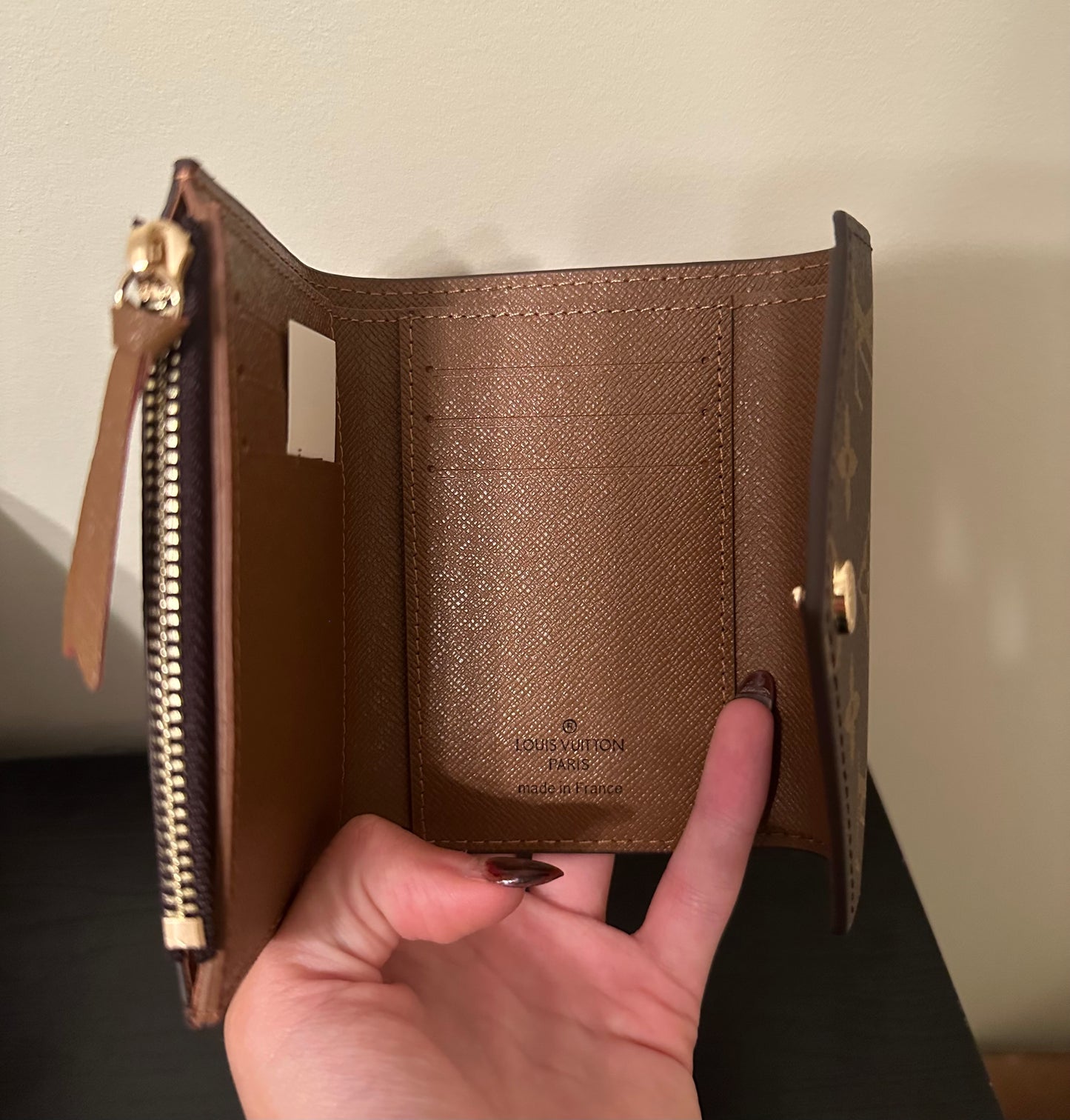 Brown Monogram Mini Fold-Up Wallet (Brown Int.)