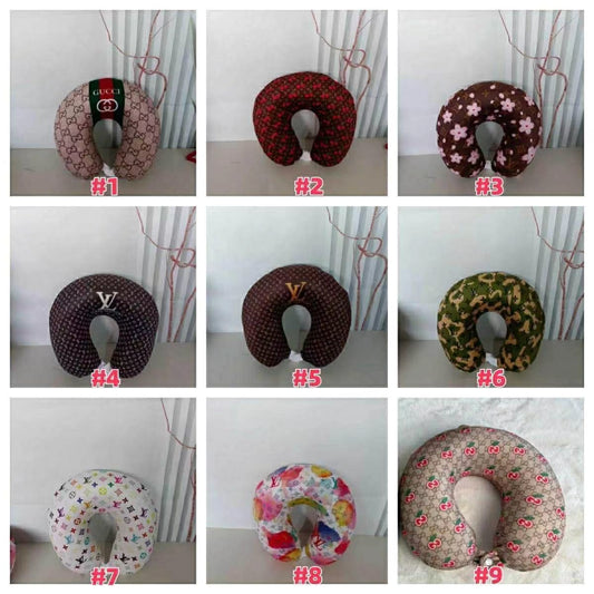 Monogram Neck Pillows