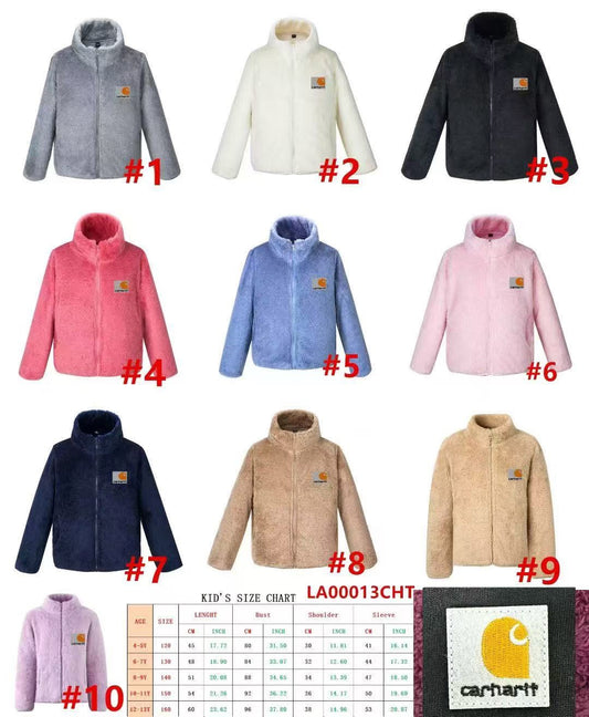 Car Fluffy Zip Jackets