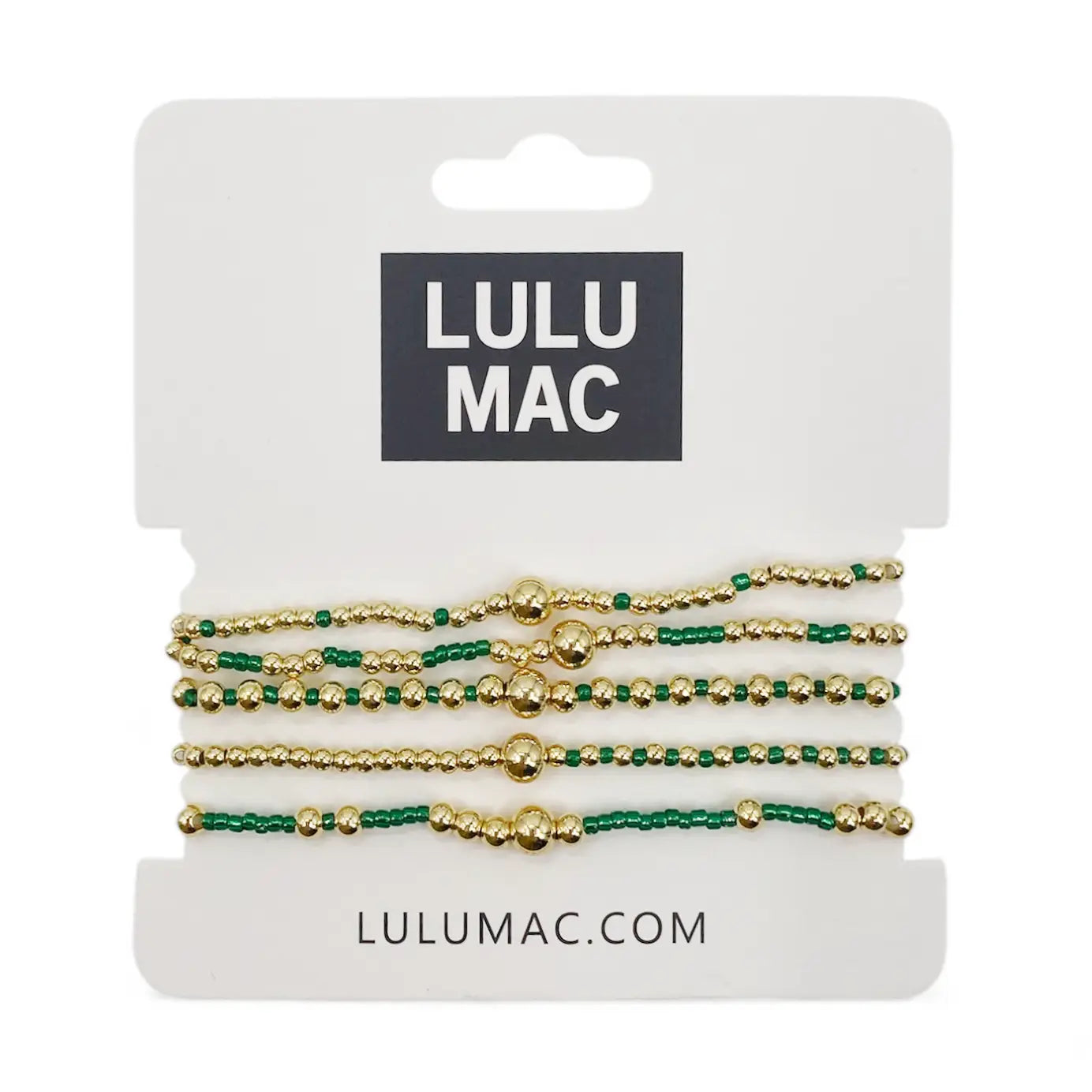 Lulu Mac Green Bracelet Set
