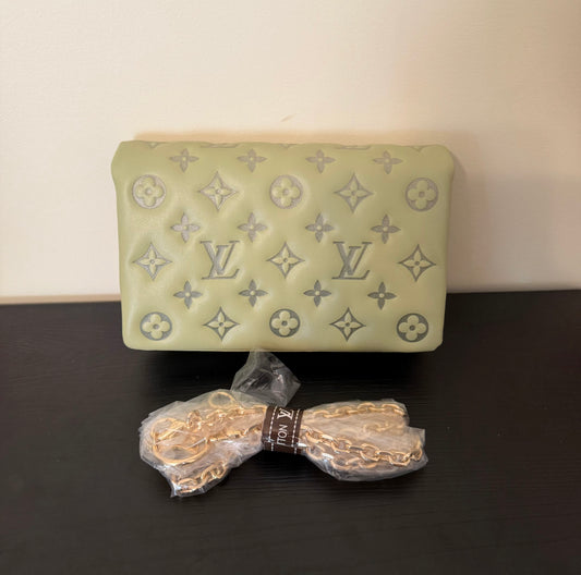 Green Monogram Pastel Cousin Mini Bag