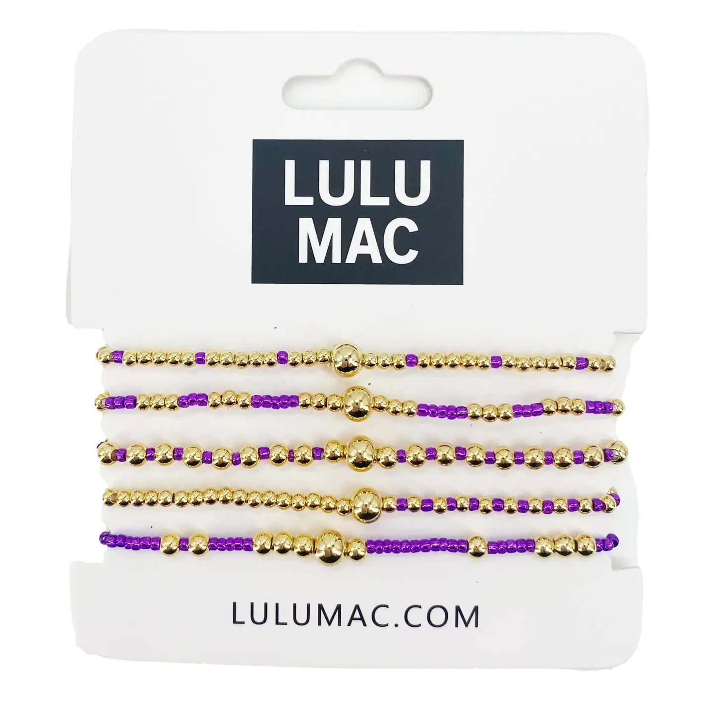 Lulu Mac Purple Bracelet Set