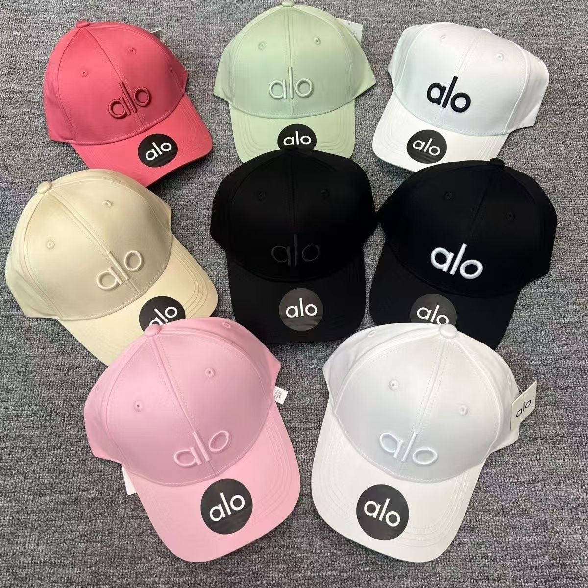 A L O Embroidered Baseball Caps