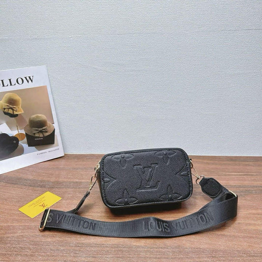 SALE 🎊 - Black Monogram Rectangle Crossbody