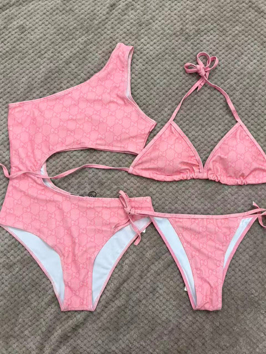Double G Pink Bathing Suits
