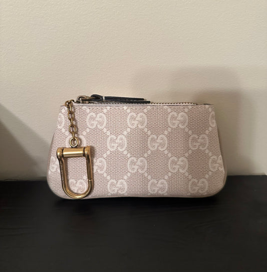 Double G Cream Key Pouch