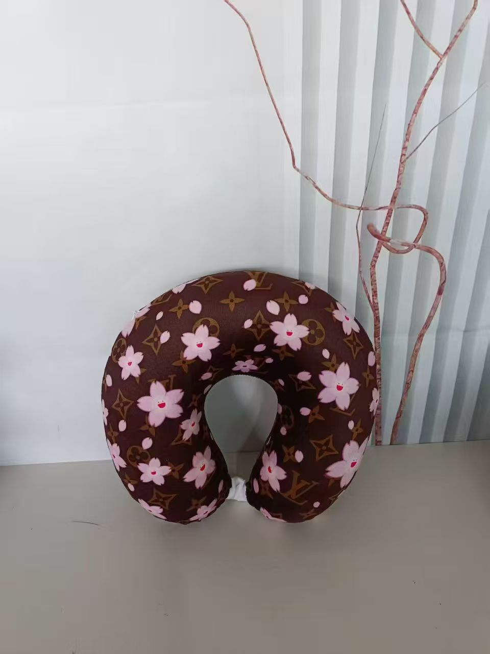 Monogram Neck Pillows