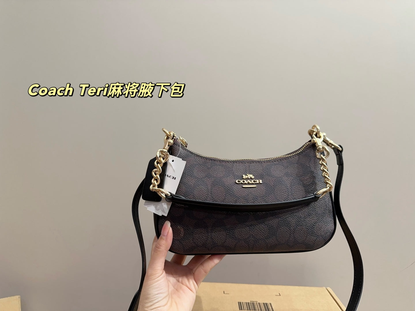 Signature C Modern Curve Shoulder Bags