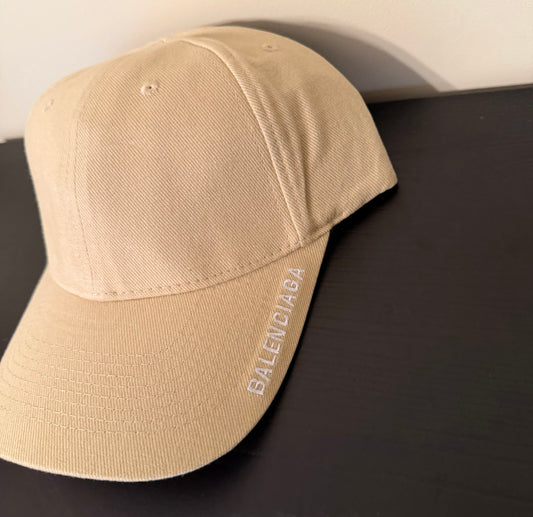 B B Tan Baseball Cap