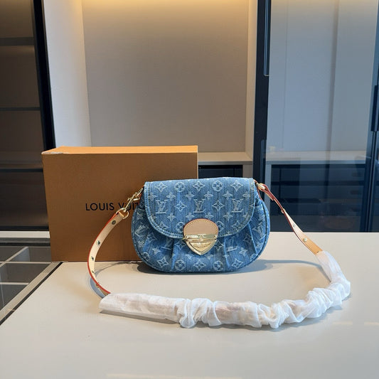 Monogram Denim Belle Mini Bags